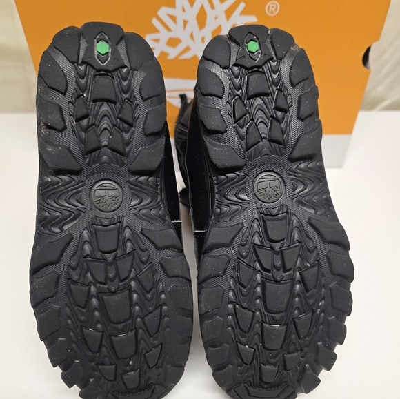 Timberland Winter Black Nubuk  Chillberg Waterproof Mid Boots US5 Juniors - Picture 11 of 12